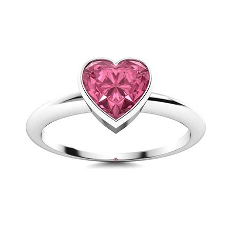 Natural 0.51 CTW Tourmaline Solitaire Ring 18K White: Natural 0.51 CTW Tourmaline Solitaire Ring 18K White Gold Manufacturer's Suggested Retail Price: $1770.00 Center Stone: 1 Tourmaline @ 0.51 ctw Center Stone Color: Pink Center Stone Clarity: AAAA Cent