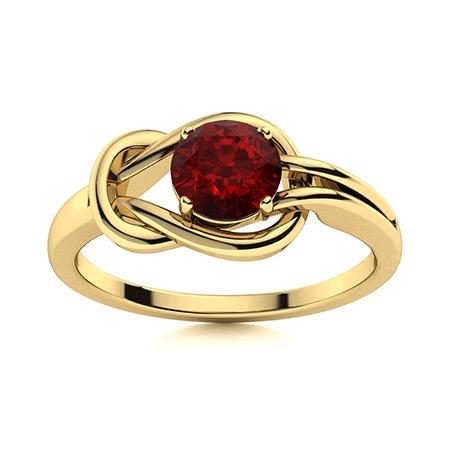 Natural 1.06 CTW Garnet Solitaire Ring 18K Yellow Gold: Natural 1.06 CTW Garnet Solitaire Ring 18K Yellow Gold Manufacturer's Suggested Retail Price: $1290.00 Center Stone: 1 Garnet @ 1.06 ctw Center Stone Color: Red Center Stone Clarity: AAAA Center Stone