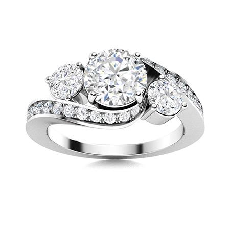 Natural 1.52 CTW Diamond Solitaire Ring 18K White Gold: Natural 1.52 CTW Diamond Solitaire Ring 18K White Gold Manufacturer's Suggested Retail Price: $25650.00 Center Stone: 1 Diamond @ 0.82 ctw Center Stone Color: G-H Center Stone Clarity: VS2 Center Ston