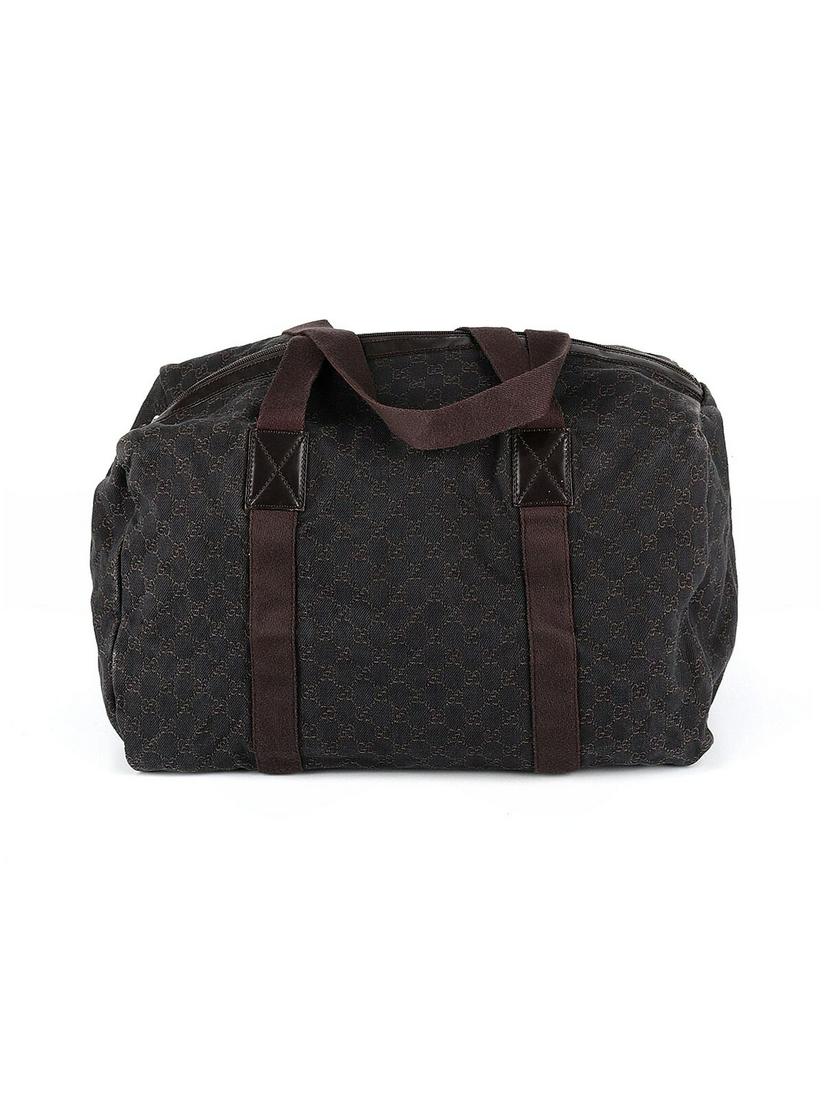 Gucci Women Black Weekender One Size: Gucci Women Black Weekender One Size Condition: Pre-owned : An item that has been used or worn previously. . Consignor Notes: “ minor wear on fabric ” Pattern: Solid More Info: See below for more