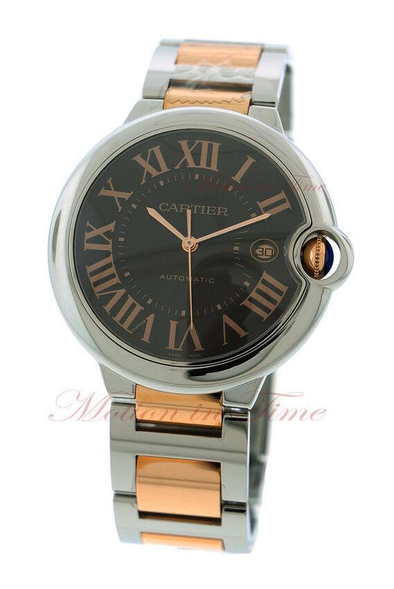 Cartier Ballon Bleu Large Model (Chocolate), Automatic,: Cartier Ballon Bleu Large Model (Chocolate), Automatic, Ref W6920032 - TwoTone Item description Ballon Bleu. Double Deployant Clasp (Hidden). We are here to assist you in your buying process! Case Mat