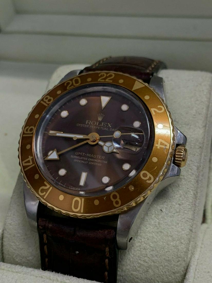 ROLEX GMT-Master Root Beer Vintage c. 1987 Watch - $30K: ROLEX GMT-Master Root Beer Vintage c. 1987 Watch - $30K APR Value w/ CoA! Condition: New without tags: A brand-new, unused, and unworn item (including handmade items) that is not in original packaging
