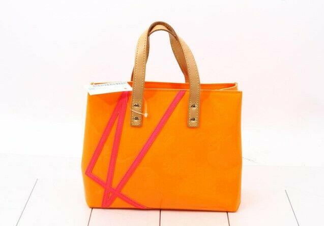 LOUIS VUITTON Robert Wilson Vernis Orange/Pink PM Purse: LOUIS VUITTON Robert Wilson Vernis Orange/Pink PM Purse Tote Bag Rare limited Pre-owned: An item that has been used or worn previously. See the consignors listing for full details and description of a