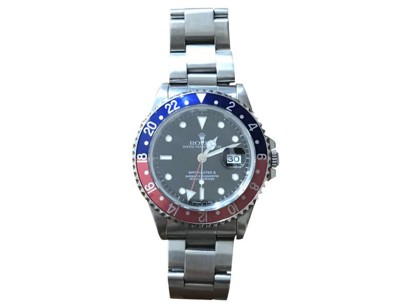 Rolex Pepsi GMT Master II 16710 Stainless Steel 40mm: Rolex Pepsi GMT Master II 16710 Stainless Steel 40mm Watch rolex pepsi gmt master ii 16710 stainless steel 40mm watch features:brand: rolexgender: menscondition: excellentmodel: gmt master iimovement: