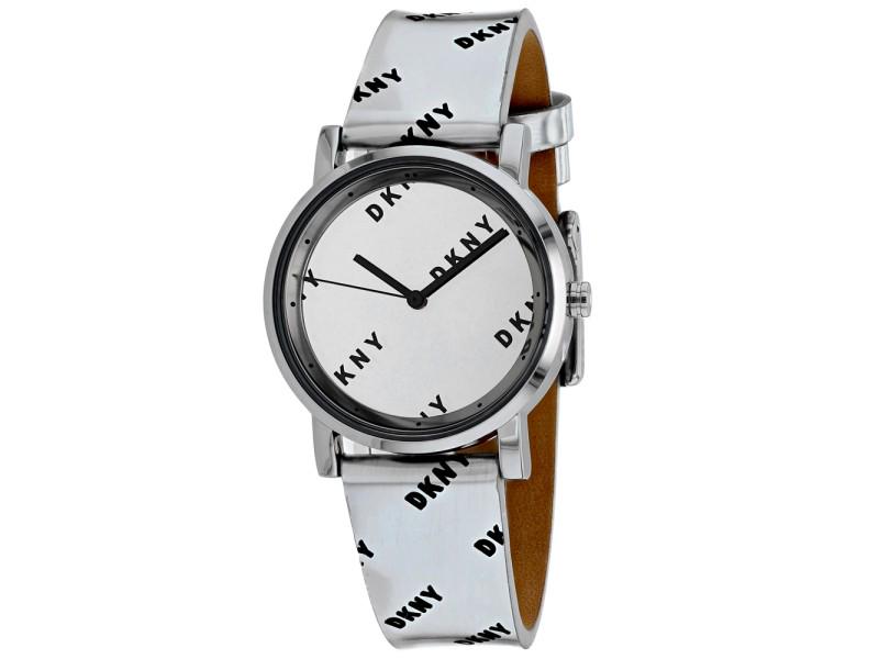 DKNY Womens Soho: DKNY Womens Soho SKU: RBJ-NY2803-39B2A Brand: DKNY Condition: Never Worn MORE DETAILSStainless steel case, Leather strap, Silver dial, Quartz movement, Scratchresistant mineral, Water resistant up to