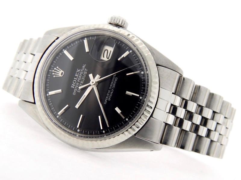 Rolex Datejust 1601 Vintage 36mm Mens Watch: Rolex Datejust 1601 Vintage 36mm Mens Watch SKU: RBJ1601BLCKJUBMT-07811 Brand: Rolex Condition: Pre-Owned Model: Datejust Reference: 1601 More Details: SpecificationsBrand: RolexModel Name: Dateju