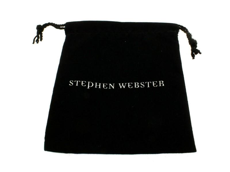 Stephen Webster Mens No Regrets grey woven leather bracelet with silver cap: Stephen Webster Mens No Regrets grey woven leather bracelet with silver cap SKU: RBJ334337283398-E Brand: Stephen Webster Condition: Never Worn Metal: Sterling Silver Model: 334337283398-E Note: A