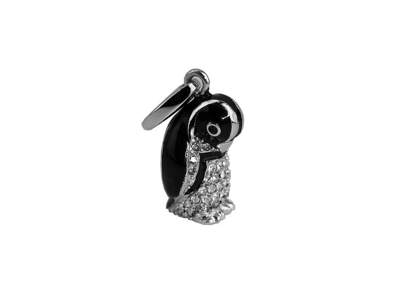 JUDITH LEIBER ADORABLE PENGUIN CHARM 925 SILVER SWAROVSKI NEW USA NO BOX: JUDITH LEIBER ADORABLE PENGUIN CHARM 925 SILVER SWAROVSKI NEW USA NO BOX SKU: RBJ192840464358-E Brand: Judith Leiber Condition: Never Worn Stone: Swarovski Crystals Model: 192840464358-E Item Specific