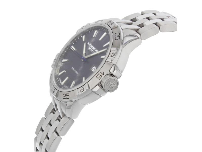 Raymond Weil Tango 300m Steel Blue Dial Quartz Mens Watch 8160-ST2-60001: Raymond Weil Tango 300m Steel Blue Dial Quartz Mens Watch 8160-ST2-60001 Product Code: 143759392179-E Brand: Raymond Weil Condition: Pre-Owned Model: 8160-ST2-60001 Details: Item Specifics:Band Color: