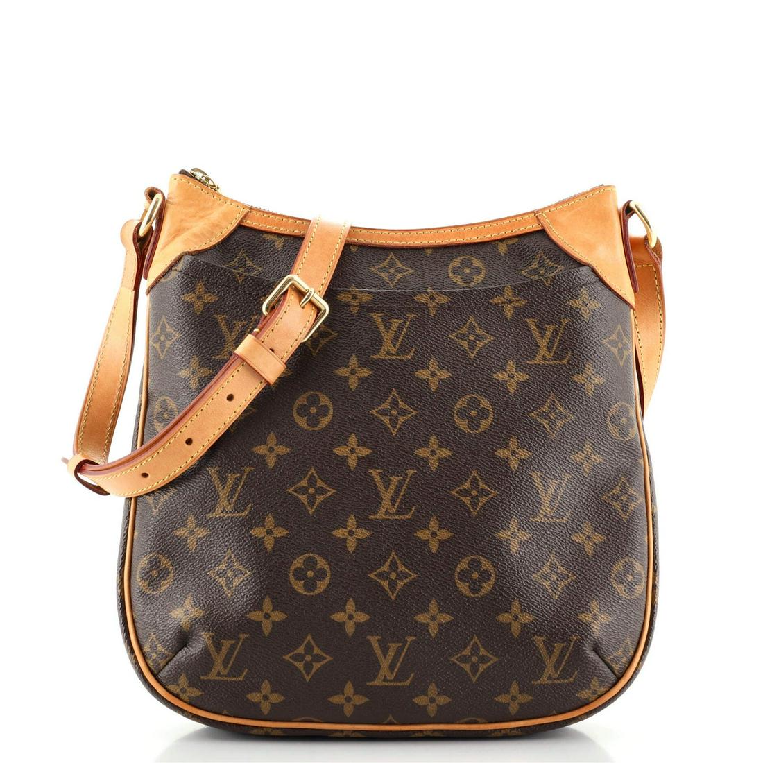 Louis Vuitton Odeon Handbag Monogram Canvas PM: Louis Vuitton Odeon Handbag Monogram Canvas PM Exterior Color: Brown Interior Color: Brown Exterior Material: Canvas Coated Interior Material: Fabric Hardware Color: Gold Accessories: No Accessori