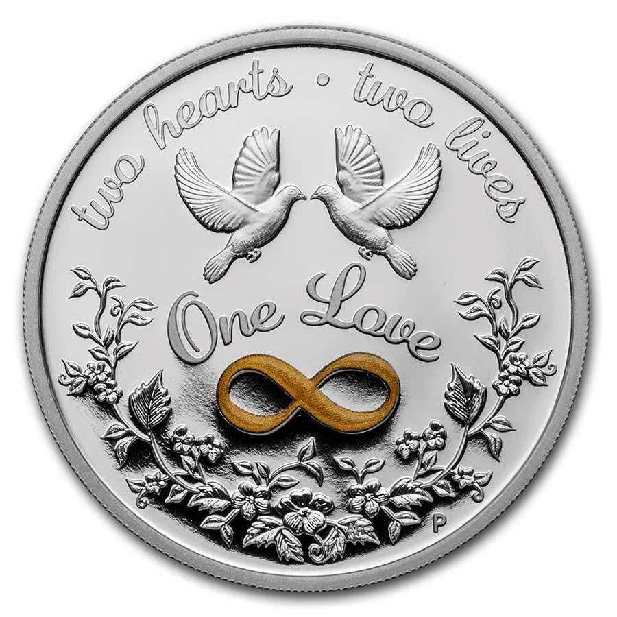 2021 Australia 1 oz Silver One Love Proof: 2021 Australia 1 oz Silver One Love Proof SKU: 226734 Year: 2021 Grade: None Grade Service: None Denomination: $1.00 Mint Mark: P - Perth Metal Content: 1 troy oz Purity: .9999 <