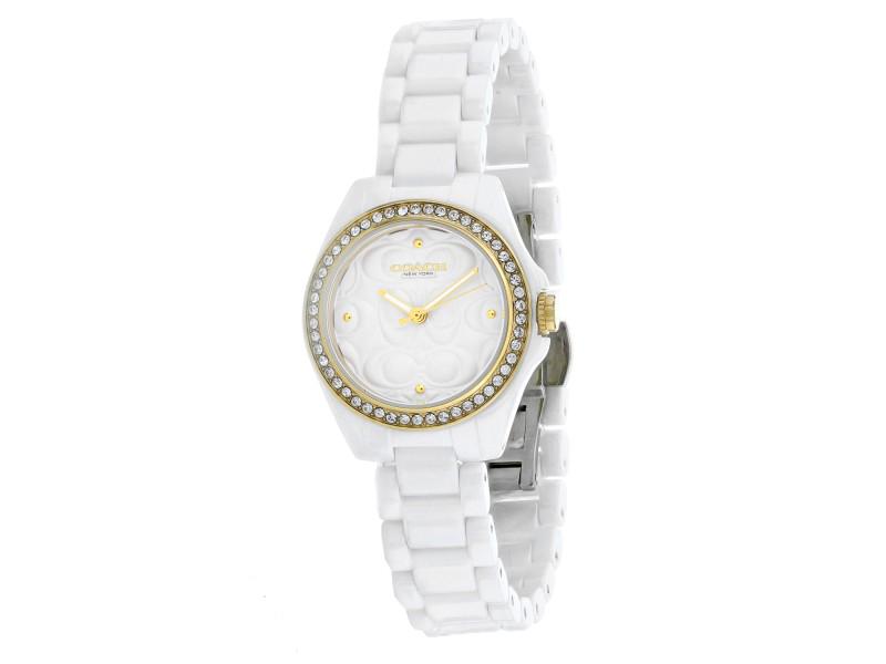 Coach Womens Astor: Coach Womens Astor Product Code: 14503254-39B2A Brand: Coach Condition: Never Worn Details: Stainless steel case, Stainless steel bracelet, White dial, Quartz movement,Scratch resistant mineral, Water