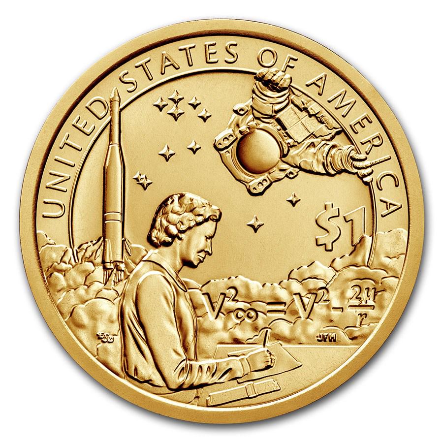 2019-D Native Amer $1 - Mary Golda Ross BU: 2019-D Native Amer $1 - Mary Golda Ross BU SKU: 201531 Year: 2019 Grade: Brilliant Unc Grade Service: None Denomination: $1.00 Mint Mark: D - Denver Metal Content: 0 troy oz Puri