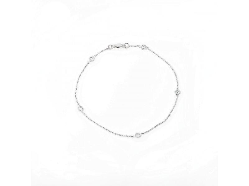 14K White Gold Diamond By The Yard Bracelet 1.8 Grams 8": 14K White Gold Diamond By The Yard Bracelet 1.8 Grams 8" Product Code: 202229763968-E Condition: Pre-Owned Metal: White Gold Stone: Diamond Model: 202229763968-E