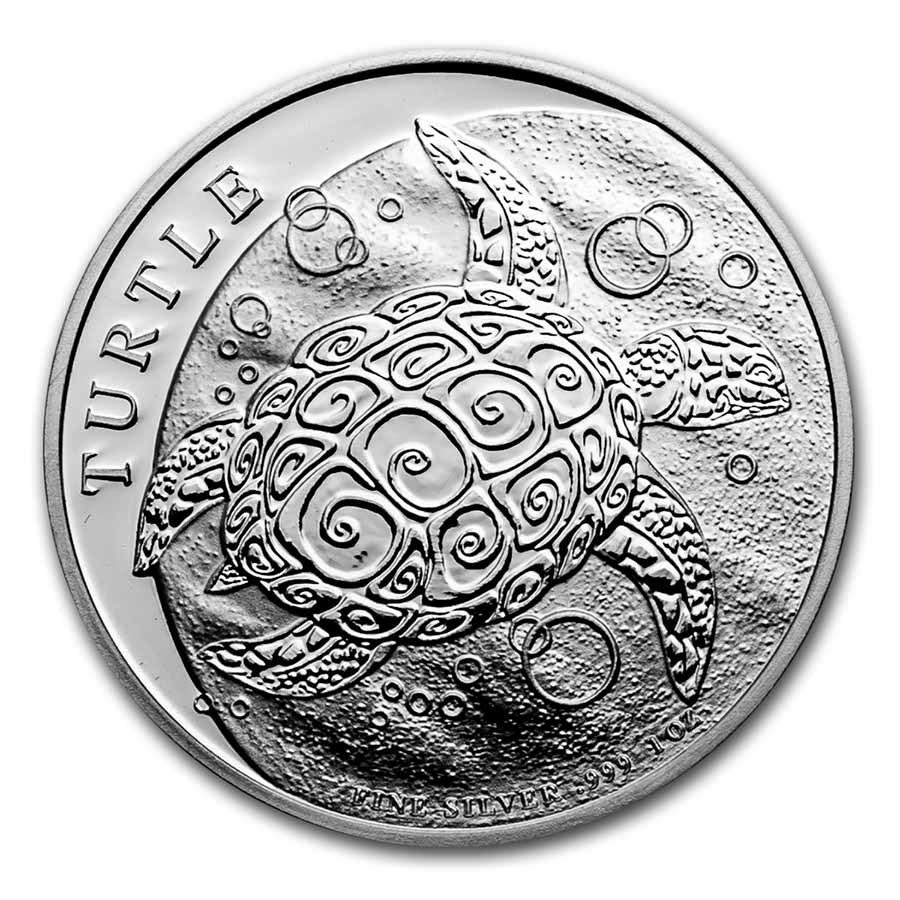 2022 Niue 1 oz Silver $2 Hawksbill Turtle BU: 2022 Niue 1 oz Silver $2 Hawksbill Turtle BU RBJ No: 246679 Year: 2022 Grade: Brilliant Unc Grade Service: None Denomination: $2.00 Mint Mark: Not Shown Metal Content: 1 troy oz