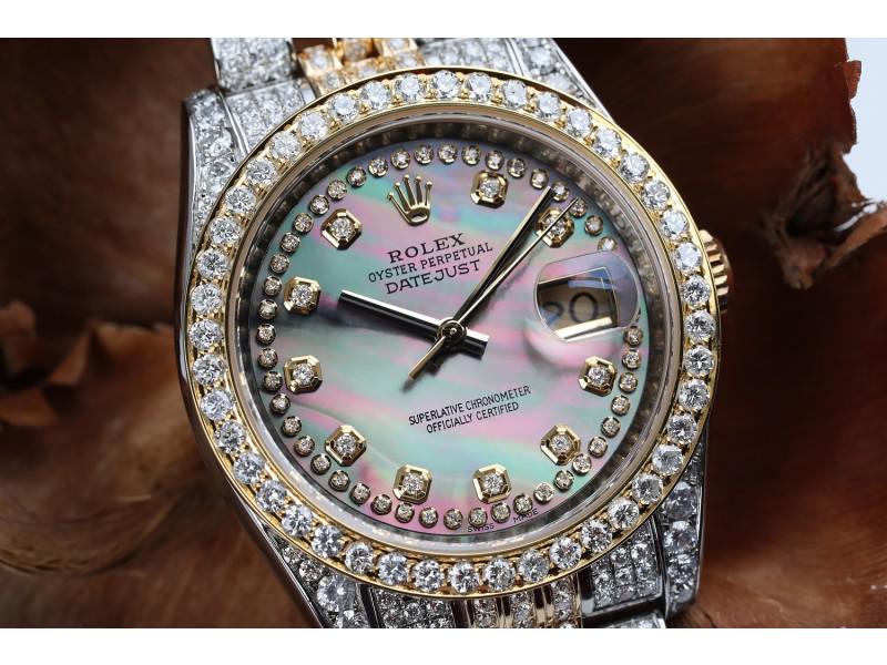 Rolex Diamond 116233 36mm Mens Watch: Rolex Diamond 116233 36mm Mens Watch Rolex Diamond 116233 36mm Mens Watch Features:Brand: RolexGender: MensCondition: ExcellentCase Material: 18K Yellow Gold, Stainless SteelStones: 11.00ct Diamonds C