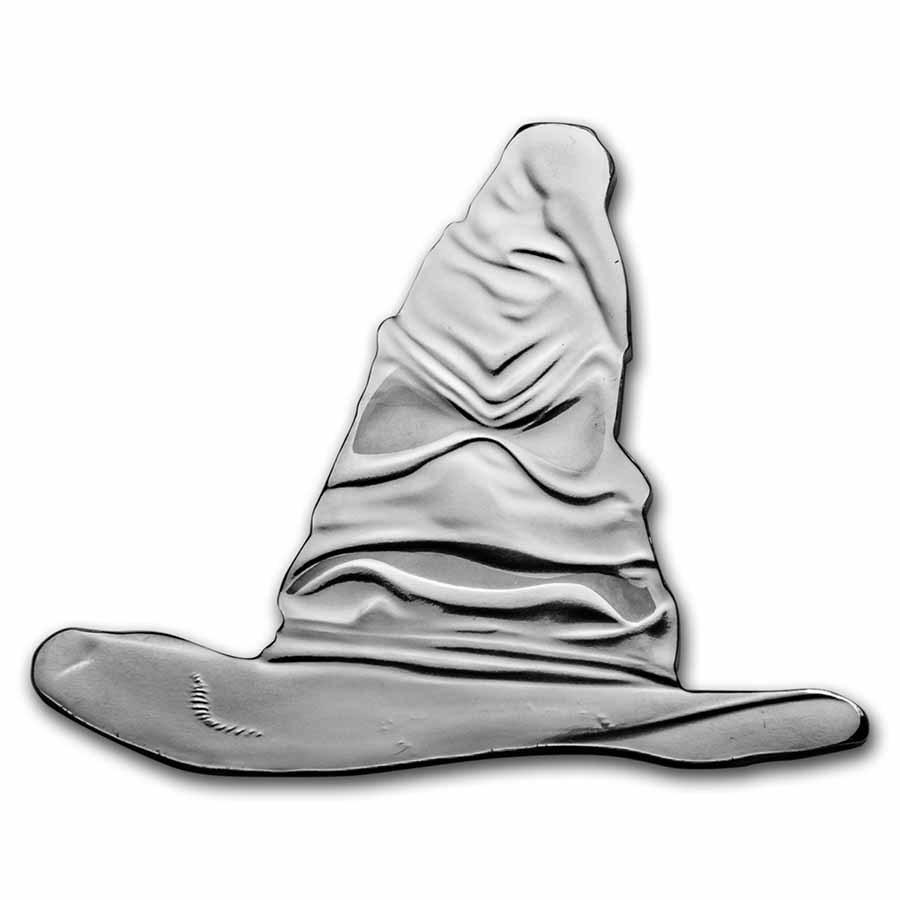 2022 Silver 10 Harry Potter Proof (Sorting Hat): 2022 Silver 10 Harry Potter Proof (Sorting Hat) SKU: RBJ249311 Year: 2022 Grade: None Grade Service: None Denomination: 10 Euros Mint Mark: Not Shown Metal Content: 0.6215 troy oz