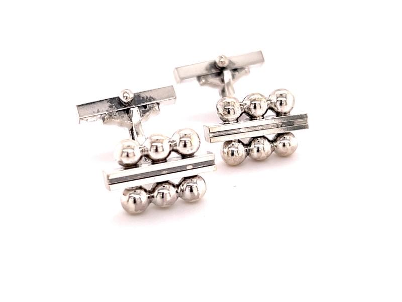 Georg Jensen Estate Sterling Silver Cufflinks 10.5 Grams GJ7: Georg Jensen Estate Sterling Silver Cufflinks 10.5 Grams GJ7 Product Code: sf796_7647360418018 Brand: Georg Jensen Condition: Never Worn Georg Jensen Estate Sterling Silver Cufflinks 10.5 Grams GJ7The