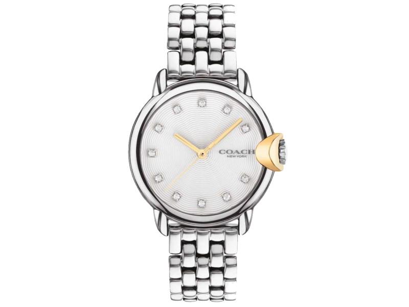 Coach womens Arden: Coach womens Arden Product Code: 14503818-39B2A Brand: Coach Condition: Never Worn Coach Women's ArdenStainless steel case, Stainless steel bracelet, White dial, Quartz movement,Scratch resistant mine