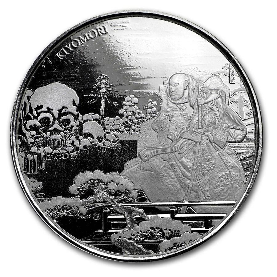 2018 Fiji 1 oz Silver Samurai BU: 2018 Fiji 1 oz Silver Samurai BU SKU: RBJ178716 Year: 2018 Grade: Brilliant Unc Grade Service: None Denomination: $1.00 Mint Mark: N/A - Not Available Metal Content: 1 troy oz Pu