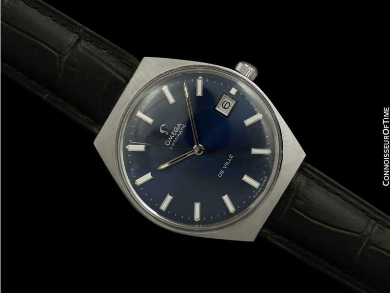 1970'S OMEGA DE VILLE Vintage Mens Classic Retro SS Steel Watch: 1970'S OMEGA DE VILLE Vintage Mens Classic Retro SS Steel Watch Product Code: 374017754397-E Brand: OMEGA Condition: Pre-Owned Model: De Ville, Ref. ST 166.051 Item Specifics: Band Color: Black