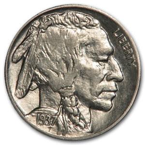 1937-D Buffalo Nickel Choice AU: 1937-D Buffalo Nickel Choice AU Product ID: 40591 Year: 1937 Grade: Almost Unc Grade Service: None Denomination: $0.05 Mint Mark: D - Denver Metal Content: 0 troy oz Purity: N/A