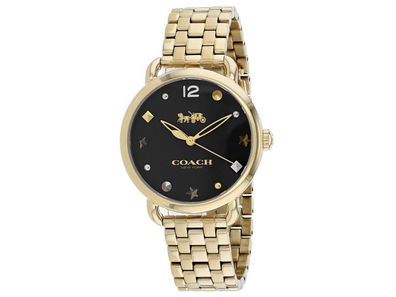 Coach Womens Delancey: Coach Womens Delancey Product Code: 14502813-39B2A Brand: Coach Condition: Never Worn Item Details:Stainless steel case, Stainless steel bracelet, Black dial, Quartz movement,Scratch resistant mineral