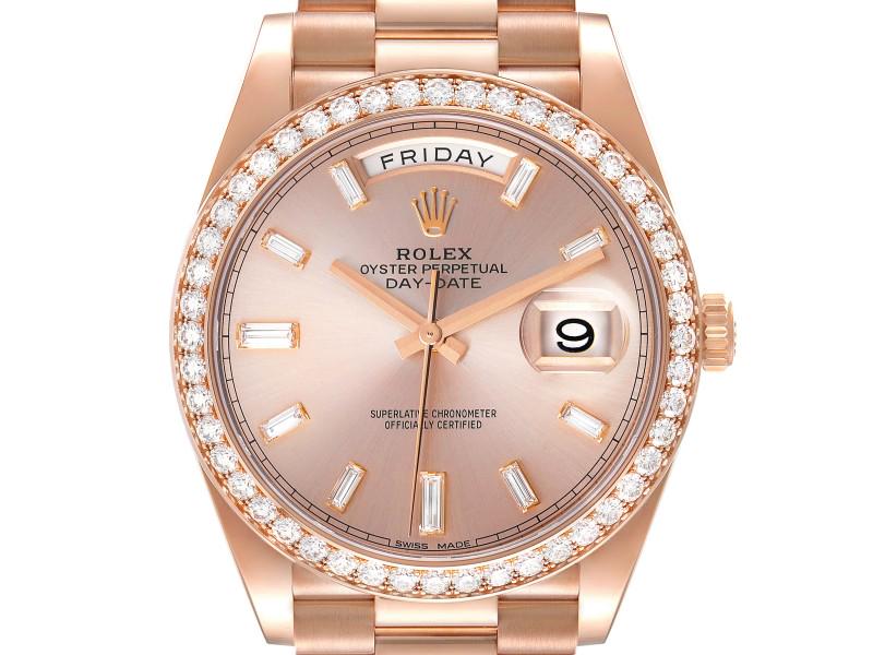 Rose gold presidential cheap