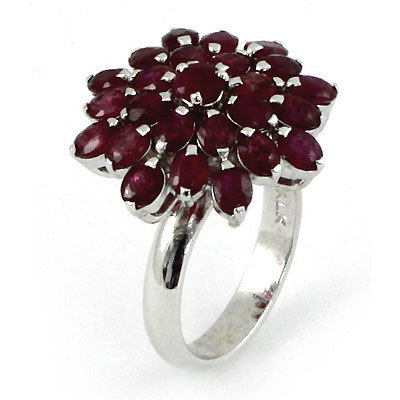 32.14 ctw .925 Sterling Silver Ruby Ring (6.4): 32.14 ctw .925 Sterling Silver Ruby Ring (6.4) **|**|** ; MSRP: $216