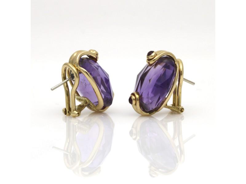 womens Antonini Amethyst Ruby Earrings: womens Antonini Amethyst Ruby Earrings Product Code: 195561409230-E Brand: Antonini Condition: Pre-Owned Metal: Yellow Gold Model: 195561409230-E Details: Women's Antonini Amethyst Ruby EarringsIt