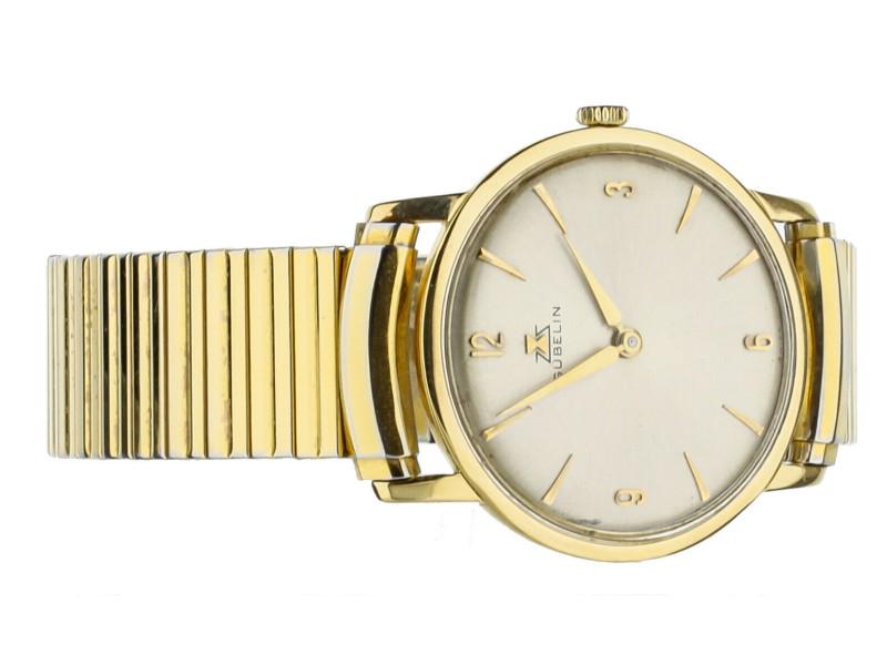 Gublin Vintage Yellow Gold 36mm Watch Engraved: Gublin Vintage Yellow Gold 36mm Watch Engraved RBJ No: 303613617494-E Brand: Gubelin Condition: Pre-Owned Model: 303613617494-E Item Specifics:Band Material: Gold PlatedBrand: GubelinCase Material: Ye