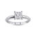 1.00 ct Princess cut Diamond Solitaire Ring, G-H, I