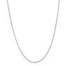 14k White Gold 1.15 mm Rolo Pendant Chain Necklace - 16 in.