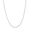 14k White Gold 1.15 mm Rolo Pendant Chain Necklace - 16 in.