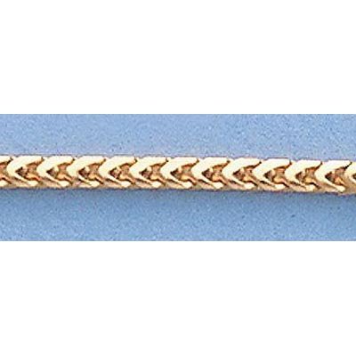 Pure Gold 16" 14k Gold-Yellow 1.6mm Franco Chain 6.2g: Pure Gold 16" 14kt Italian Gold-Yellow 1.6mm, Franco Chain Gauge:050, 6.2gr **|**|** Chain Size: 16" ; Metal Purity: 14kt ; Brand: Italian ; Metal: Gold-Yellow ; Dimension: 1.6mm ; Chain Type: Franco 