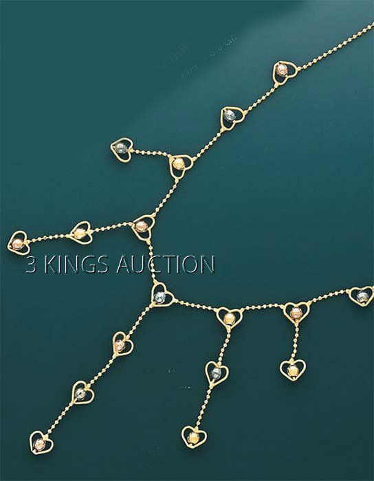 FANCY DESIGN-necklace 17" 6.9 grs 14kt Y Gold w/design: FANCY DESIGN-necklace 17" 6.9 grs 14kt Y Gold w/design **|**|** ; MSRP: $566