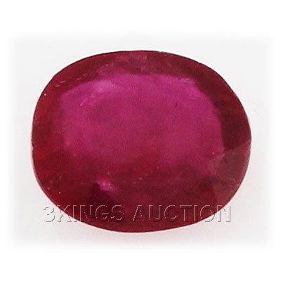 1.65ctw African Flat Ruby Red Loose Gemstone: 1.65ctw African Flat Ruby Red Loose Gemstone **|**|** 8.20x7.30mm Red Flat Ruby Leaded African Loose Gemstone Oval Cut, Lot of 1 ; MSRP: $300