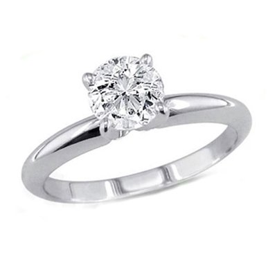 0.25 ct Round cut Diamond Solitaire Ring, I-J, SI2: 0.25 ct Round cut Diamond Solitaire Ring, I-J, SI2 **|**|** Diamond count: 1 ROUND CUT Diamond weight: 0.25ctw Diamond color: I-J Diamond clarity: SI2 Metal: 14K White Gold Ring size: 6.5 Availability