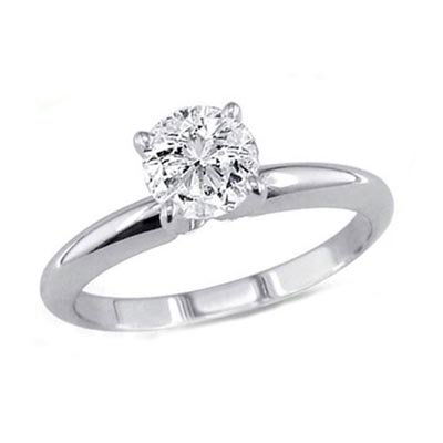 0.25 ct Round cut Diamond Solitaire Ring, G-H, I: 0.25 ct Round cut Diamond Solitaire Ring, G-H,I1-I2 **|**|** Diamond count: 1 ROUND CUT Diamond weight: 0.25ctw Diamond color: G-H Diamond clarity: I Metal: 14K White Gold Ring size: 6.5 Availability: