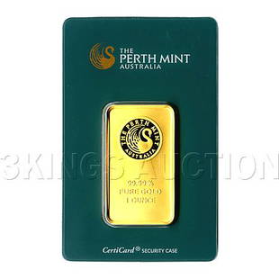 One Ounce Gold Bar Perth Mint: One Ounce Gold Bar Perth Mint **|**|** MSRP: $2300