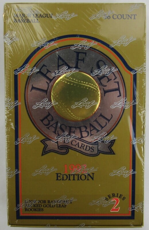1992 leaf set series 2 baseball cards 36 count wax box - ken griffey jr?: 1992 leaf set series 2 baseball cards 36 count wax box - ken griffey jr? 1992 Leaf Set Series 2 Baseball Cards 36 Count Wax Box - Ken Griffey Jr? SKU: RBJ7521986838616