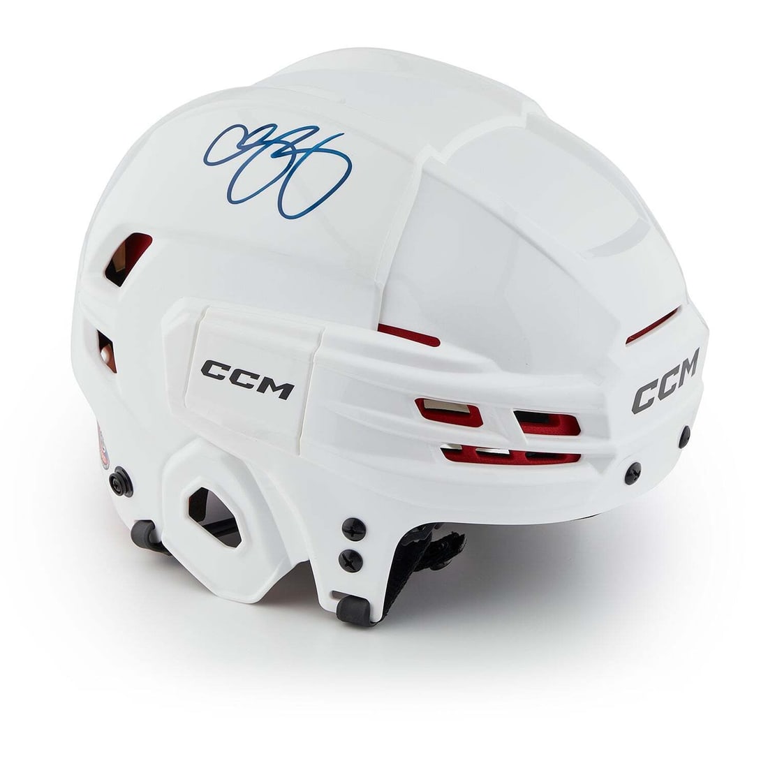 chris pronger autographed white ccm tacks helmet: chris pronger autographed white ccm tacks helmet Chris Pronger Autographed White CCM Tacks Helmet SKU: RBJ7471399600216