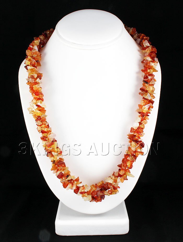642.50CTW 23in. CARNELIAN CHIPPED STONE NECKLACE METAL: 642.50CTW 23in. CARNELIAN CHIPPED STONE NECKLACE METAL LOCK PHIL. **|**|** 642.50CTW 23in. CARNELIAN CHIPPED STONE NECKLACE METAL LOCK PHILIPPINES ; MSRP: $300