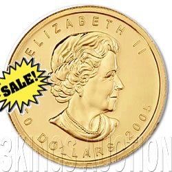 Canada Maple Leaf One Ounce Gold Coin (Date Our Choice): Canada Maple Leaf One Ounce Gold Coin (Date Our Choice) **|**|** MSRP: $4800