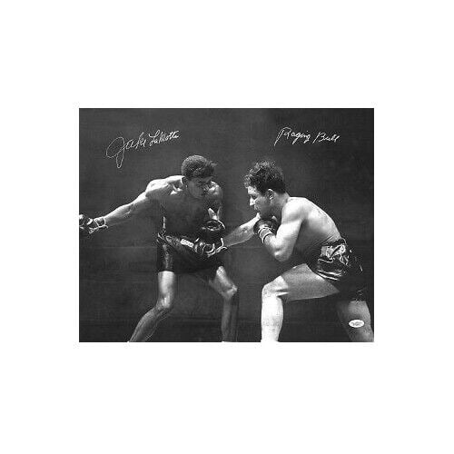 Jake Lamotta signed Vintage B&W Boxing 16x20 Photo Raging Bull Insc - JSA Holo: Jake Lamotta signed Vintage B&W Boxing 16x20 Photo Raging Bull Insc - JSA Holo Jake Lamotta signed Vintage B&W Boxing 16x20 Photo Raging Bull Insc - JSA Holo SKU no: RBJ7263257362520