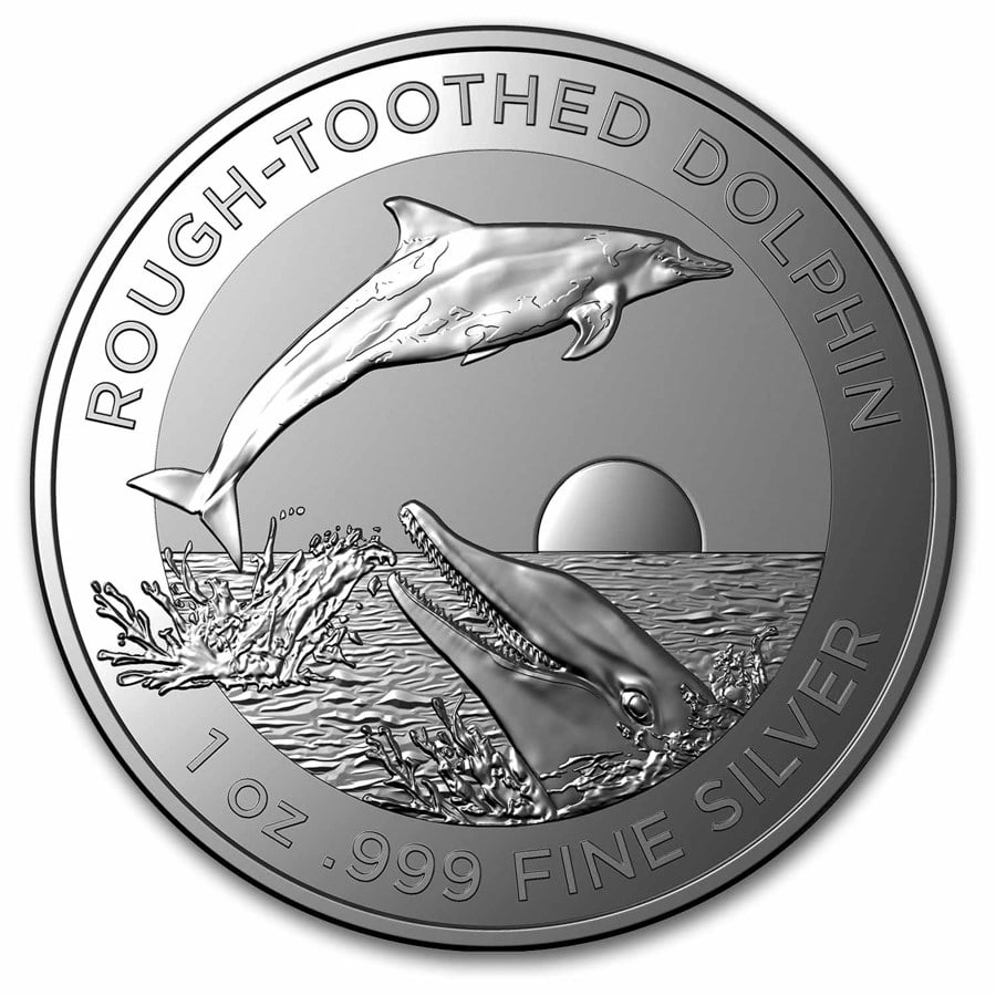 2023 Australia 1 oz Silver $1 Rough-Toothed Dolphin BU: 2023 Australia 1 oz Silver $1 Rough-Toothed Dolphin BU Product ID: 278872 Year: 2023 Grade: Brilliant Unc Grade Service: None Denomination: 1 Dollar Mint Mark: N/A - Not Available Metal C