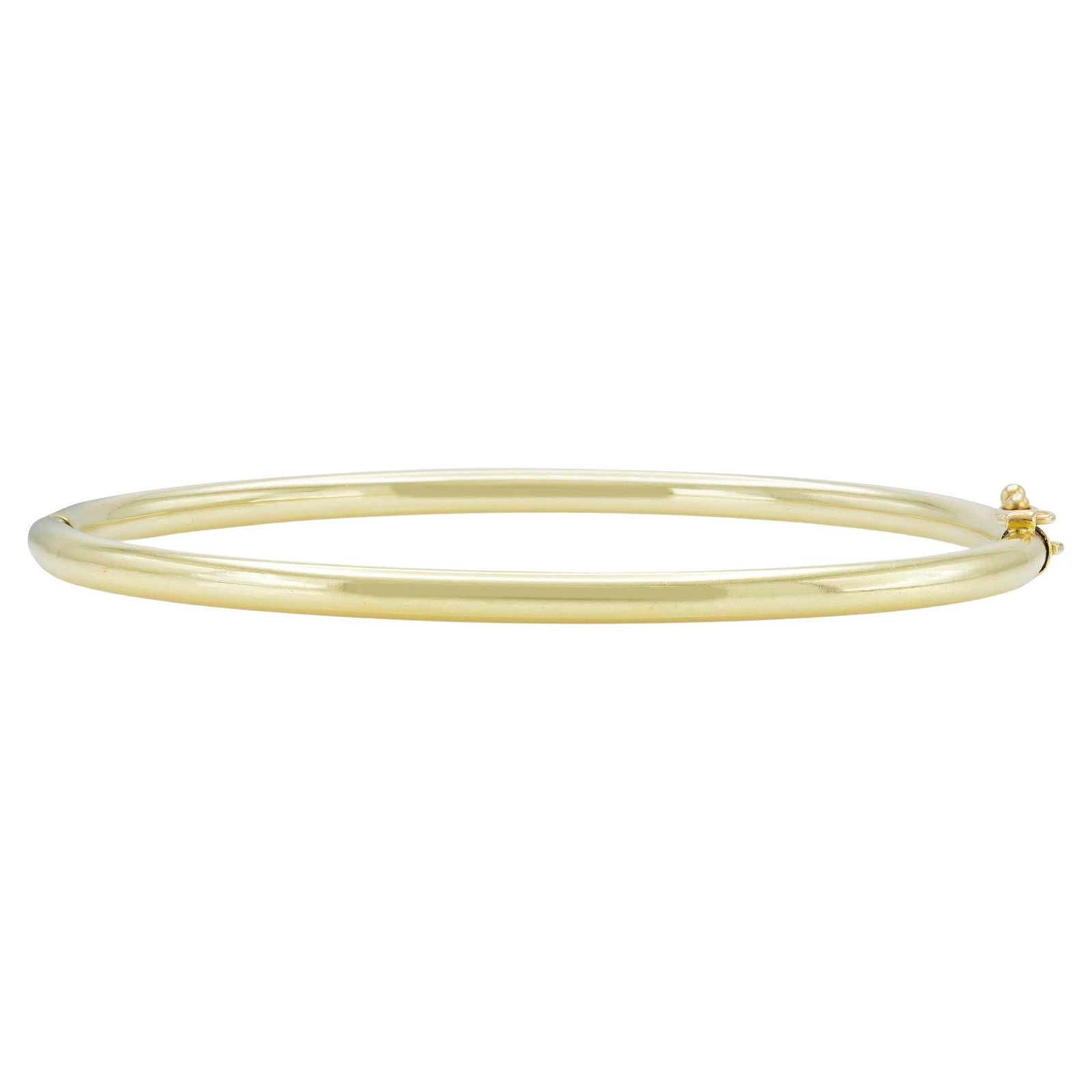 14K Gold Hinged Bangle: 14K Gold Hinged Bangle Metal: 14k Gold Period: Late 20th Century Date of Manufacture: Late 20th Century Condition: Good