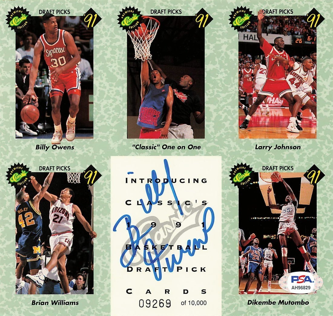 Billy Owens signed 8x10 photo PSA/DNA: Billy Owens signed 8x10 photo PSA/DNA Billy Owens signed 8x10 photo PSA/DNA Golden State Warriors Autographed SKU no: 7257701548120