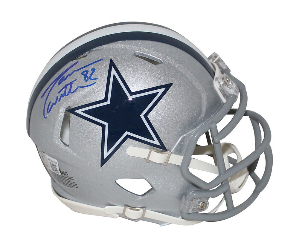 jason witten autographed/signed dallas cowboys speed: jason witten autographed/signed dallas cowboys speed Jason Witten Autographed/Signed Dallas Cowboys Speed Mini Helmet BAS 32801 SKU no: 7560815149144
