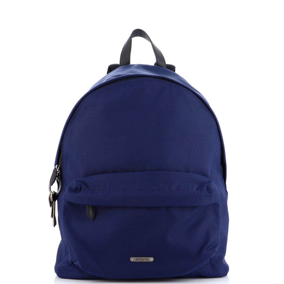 Givenchy Keys Backpack Canvas Large: Givenchy Keys Backpack Canvas Large Exterior Color: Blue Interior Color: Black Exterior Material: Canvas Plain Interior Material: Nylon Hardware Color: Aged Silver Accessories: Keys, Dust bag